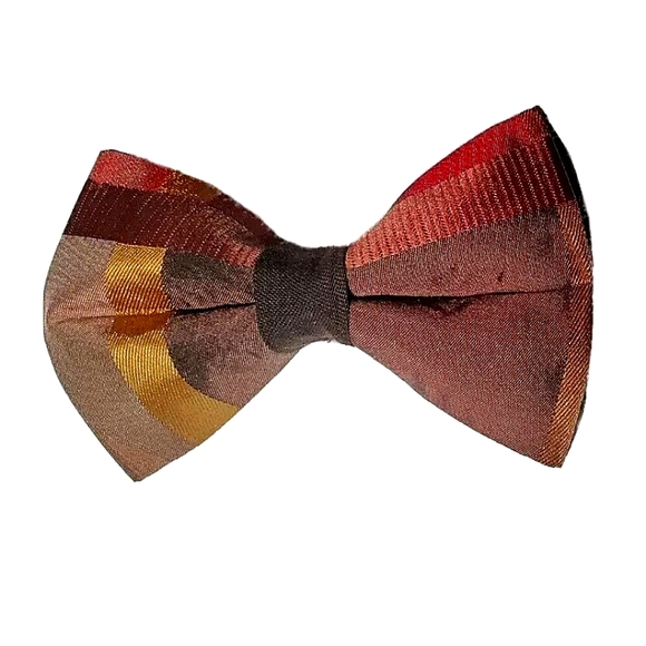 Father's Day Exclusive TROUPE - LEADING MAN Bowtie. Pre-tied. Handmade 4.5"x3" - Picture 6 of 8